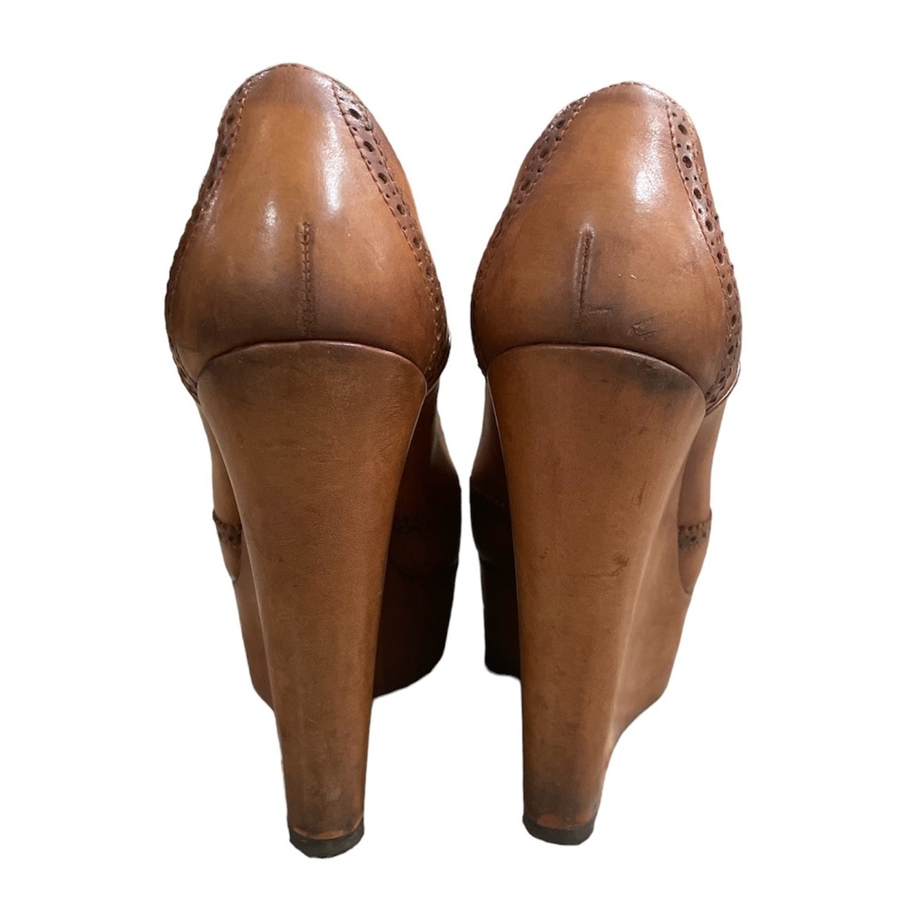 Gucci Leather Platforms size 36.5 #64/1 - Picture 4 of 8